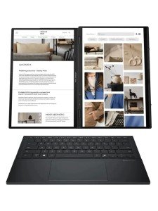 Ноутбук ASUS Zenbook 14 OLED UX8406CA-QL221W, 14" (1920x1200) OLED/Intel Core Ultra 7 255H/16 ГБ DDR5/1024 ГБ SSD/Intel Arc Graphics/Windows 11 Home, Серый (90NB14X1-M00C70)