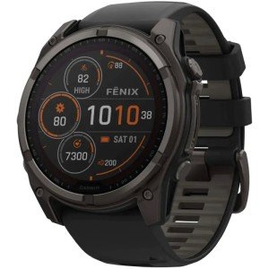 Смарт Часы Garmin Fenix 8 47mm Sapphire Solar, Carbon Gray DLC Titanium Смарт Часы Garmin Fenix 8 47mm Sapphire Solar, Carbon Gray DLC Titanium