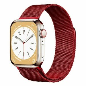 Ремешок для Apple Watch 38mm/40mm Gurdini Milanese Loop (миланский сетчатый) (Красный) Ремешок для Apple Watch 38mm/40mm Gurdini Milanese Loop (миланский сетчатый) (Красный)