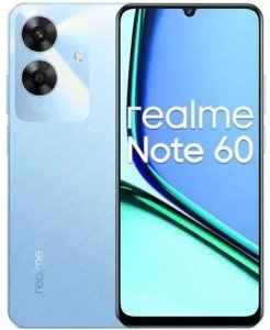 Смартфон Realme Note 60, 6/128 ГБ, Blue, голубой Смартфон Realme Note 60, 6/128 ГБ, Blue, голубой