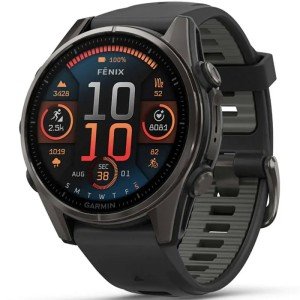 Смарт-часы Garmin Fenix 8 43mm Amoled Sapphire (010-02903-21) Carbon Gray DLC Titanium with Black/Pebble Gray Silicone Band Смарт-часы Garmin Fenix 8 43mm Amoled Sapphire (010-02903-21) Carbon Gray DLC Titanium with Black/Pebble Gray Silicone Band