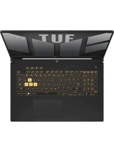 Ноутбук ASUS TUF Gaming F17 FX707ZC4, 17.3" (1920x1080) IPS 144 Гц/Intel Core i5-12500H/16 ГБ DDR4/512 ГБ SSD/NVIDIA GeForce RTX 3050 для ноутбуков (4 Гб)/Windows 11 Pro, Серый (90NR0GX1-M006F0_Win11P)