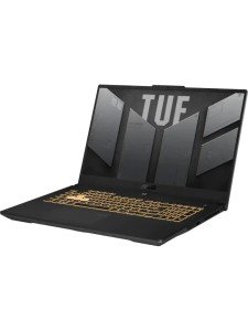Ноутбук ASUS TUF Gaming F17 FX707ZC4, 17.3" (1920x1080) IPS 144 Гц/Intel Core i5-12500H/16 ГБ DDR4/512 ГБ SSD/NVIDIA GeForce RTX 3050 для ноутбуков (4 Гб)/Windows 11 Pro, Серый (90NR0GX1-M006F0_Win11P)