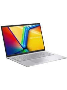 Ноутбук ASUS VivoBook 17 X1704VA, 17.3" (1920x1080) IPS/Intel Core i7-1355U/16 ГБ DDR4/1024 ГБ SSD/Intel Iris Xe Graphics/Windows 11 Pro, Серебристый (90NB10V1-M00D20_Win11P)
