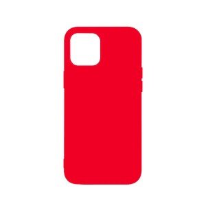 Силиконовый чехол с микрофиброй DF для iPhone 12 mini Красный Силиконовый чехол с микрофиброй DF для iPhone 12 mini Красный