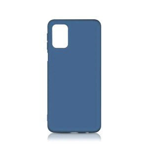 Силиконовый чехол с микрофиброй DF для Samsung Galaxy A72 (SM-A725) Синий Силиконовый чехол с микрофиброй DF для Samsung Galaxy A72 (SM-A725) Синий