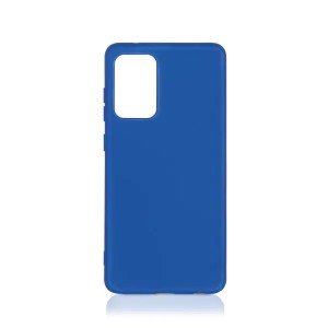 Силиконовый чехол DF с микрофиброй для Samsung Galaxy A32 (SM-A325) Синий
