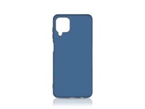 Силиконовый чехол с микрофиброй DF для Samsung Galaxy A22/M22 (SM-A225) Синий Силиконовый чехол с микрофиброй DF для Samsung Galaxy A22/M22 (SM-A225) Синий