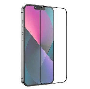 Защитное стекло DF для iPhone 13 Pro Max Full Screen Black Защитное стекло DF для iPhone 13 Pro Max Full Screen Black