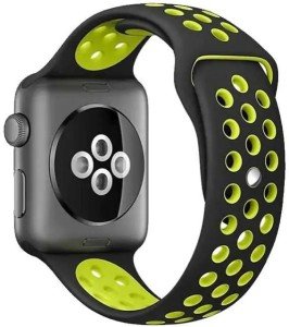 Ремешок DF для Apple Watch 38/40/41mm iSportBand-02 Черно-Зеленый Ремешок DF для Apple Watch 38/40/41mm iSportBand-02 Черно-Зеленый