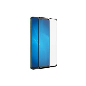 Защитное стекло DF для Tecno Spark 7 Full Glue Black