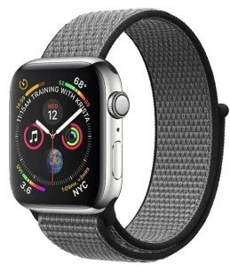 Ремешок из нейлона DF для Apple Watch 38/40/41mm Серый Ремешок из нейлона DF для Apple Watch 38/40/41mm Серый