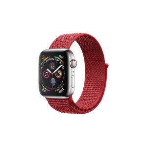 Ремешок из нейлона DF для Apple Watch 38/40/41mm Красный Ремешок из нейлона DF для Apple Watch 38/40/41mm Красный