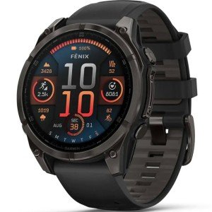 Смарт-часы Garmin Fenix 8 47mm Amoled Sapphire (010-02904-21) Carbon Gray DLC Titanium with Black/Pebble Gray Silicone Band Смарт-часы Garmin Fenix 8 47mm Amoled Sapphire (010-02904-21) Carbon Gray DLC Titanium with Black/Pebble Gray Silicone Band