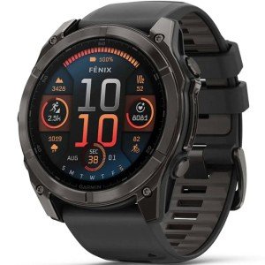 Смарт-часы Garmin Fenix 8 51mm Amoled Sapphire (010-02905-21) Carbon Gray DLC Titanium with Black/Pebble Gray Silicone Band Смарт-часы Garmin Fenix 8 51mm Amoled Sapphire (010-02905-21) Carbon Gray DLC Titanium with Black/Pebble Gray Silicone Band