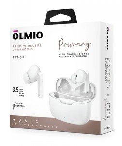 Беспроводные наушники Olmio TWE-014 White Беспроводные наушники Olmio TWE-014 White