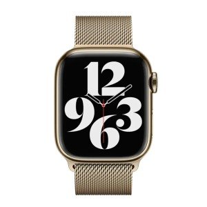 Ремешок Apple Watch 45mm Gold Milanese Loop