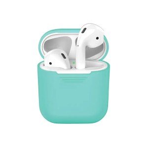 Силиконовый чехол Deppa для AirPods 2 (47002) Mint Силиконовый чехол Deppa для AirPods 2 (47002) Mint