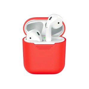 Силиконовый чехол Deppa для AirPods 2 (47003) Red Силиконовый чехол Deppa для AirPods 2 (47003) Red