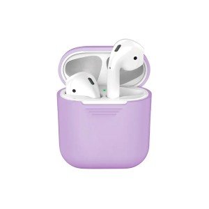 Силиконовый чехол Deppa для AirPods 2 (47007) Purple Силиконовый чехол Deppa для AirPods 2 (47007) Purple