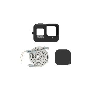 Силиконовый чехол Telesin для GoPro HERO 9 Black (GP-HER-041-BK) Black