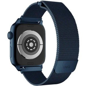 Ремешок Uniq Dante Strap Mesh Steel для Apple Watch 44/45/49 Cobalt blue