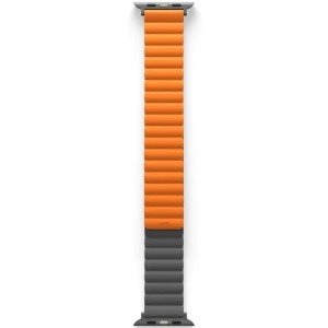 Ремешок Uniq Revix reversible Magnetic для Apple Watch 44/45/49 Grey/Orange
