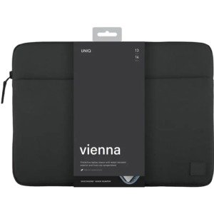Чехол-папка Uniq VIENNA Laptop Sleeve для ноутбуков 14 Midnight Black