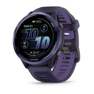 Смарт-часы Garmin Forerunner 570 - 42 мм, Индиго алюминий с ремешком цвета фиолетового индиго Смарт-часы Garmin Forerunner 570 - 42 мм, Индиго алюминий с ремешком цвета фиолетового индиго