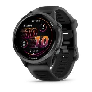 Смарт-часы Garmin Forerunner 570 - 47 мм, Сланцево-серый алюминий с черным ремешком Смарт-часы Garmin Forerunner 570 - 47 мм, Сланцево-серый алюминий с черным ремешком