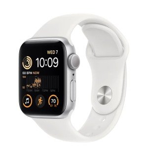 Часы Apple Watch SE2 GPS 44mm Aluminum Case with Sport Band Silver/White 2022 S/M Часы Apple Watch SE2 GPS 44mm Aluminum Case with Sport Band Silver/White 2022 S/M