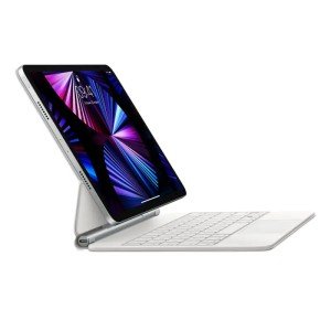 Клавиатура Apple Magic Keyboard для iPad Pro и iPad Air 11 2021, белый MJQJ3 Клавиатура Apple Magic Keyboard для iPad Pro и iPad Air 11 2021, белый MJQJ3