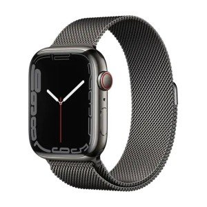 Apple Watch Series 7 GPS + Cellular 45mm Stainless Steel Case with Milanese Loop (graphite / графит) Apple Watch Series 7 GPS + Cellular 45mm Stainless Steel Case with Milanese Loop (graphite / графит)