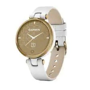 Спортивные наручные часы Garmin Lily 010-02384-B3 Золотистый корпус/белый ремень Спортивные наручные часы Garmin Lily 010-02384-B3 Золотистый корпус/белый ремень