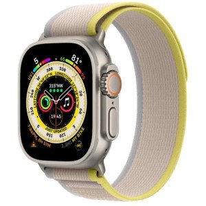 Умные часы Apple Watch Ultra GPS + Cellular 49мм Titanium Case with Yellow/Beige Trail Loop MQF23 Умные часы Apple Watch Ultra GPS + Cellular 49мм Titanium Case with Yellow/Beige Trail Loop MQF23