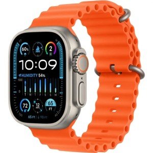 Смарт-часы Apple Watch Ultra 2 49mm Titanium Case Ocean Band Orange Смарт-часы Apple Watch Ultra 2 49mm Titanium Case Ocean Band Orange