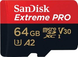 Карта памяти micro SDXC 64Gb Sandisk Extreme Pro UHS-I U3 V30 A2 + ADP (200/90 MB/s) Карта памяти micro SDXC 64Gb Sandisk Extreme Pro UHS-I U3 V30 A2 + ADP (200/90 MB/s)