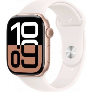 Умные часы Apple Watch Series 10 GPS 46mm Aluminum Rose Gold Case with Light Blush Sport Band (размер M/L) Умные часы Apple Watch Series 10 GPS 46mm Aluminum Rose Gold Case with Light Blush Sport Band (размер M/L)