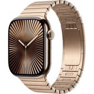 Умные часы Apple Watch Series 10 GPS + Cellular 46mm Titanium Gold Case with Gold Link Bracelet Умные часы Apple Watch Series 10 GPS + Cellular 46mm Titanium Gold Case with Gold Link Bracelet