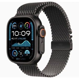Apple Watch Ultra 2 2024 49 мм, L, Black Titanium Case with Black Milanese Loop Apple Watch Ultra 2 2024 49 мм, L, Black Titanium Case with Black Milanese Loop