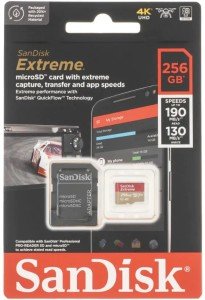 Карта памяти SanDisk Extreme microSDXC 256 GB class 10 UHS-1 U3 V30 A2, (SDSQXAV-256G-GN6MA) Карта памяти SanDisk Extreme microSDXC 256 GB class 10 UHS-1 U3 V30 A2, (SDSQXAV-256G-GN6MA)