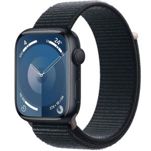 Apple Watch Series 9 GPS 45mm Midnight Aluminium Case with Midnight Sport Loop Apple Watch Series 9 GPS 45mm Midnight Aluminium Case with Midnight Sport Loop