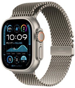 Умные часы Apple Watch Ultra 2 49 мм Titanium Case GPS + Cellular, natural/natural titanium milanese loop, M Умные часы Apple Watch Ultra 2 49 мм Titanium Case GPS + Cellular, natural/natural titanium milanese loop, M