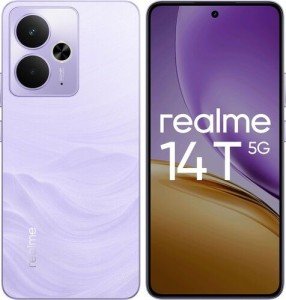 Смартфон Realme 14T 5G, 8/256 GB, Purple, фиолетовый Смартфон Realme 14T 5G, 8/256 GB, Purple, фиолетовый
