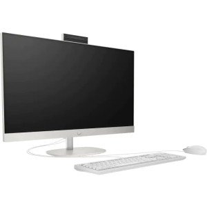 Моноблок HP 24-cr0012i, 23.8" (1920x1080) IPS / Intel Core i3-N300 / 8 DDR4 / 512 ГБ SSD / Intel UHD Graphics / Без ОС / Клавиатура, мышь, Белый (B17BJPA)