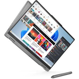 Ноутбук Lenovo IdeaPad 5 2-in-1 16IRU9, 16" (2048x1280) OLED/Intel Core 7 150U/16 ГБ LPDDR5X/512 ГБ SSD/Intel Graphics/Без системы, Серый (83DU0042RK)
