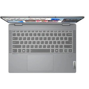 Ноутбук Lenovo IdeaPad 5 2-in-1 14AHP9, 14" (1920x1200) OLED/AMD Ryzen 7 8845HS/16 ГБ LPDDR5X/512 ГБ SSD/AMD Radeon Graphics/Без системы, Серый (83DR005NRK)