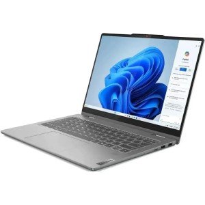 Ноутбук Lenovo IdeaPad 5 2-in-1 16AHP9, 16" (2048x1280) OLED/AMD Ryzen 7 8845HS/16 ГБ LPDDR5X/1024 ГБ SSD/AMD Radeon Graphics/Без системы, Серый (83DS003VRK)