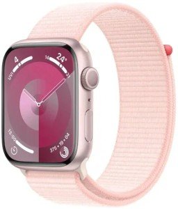 Умные часы Apple Watch Series 9 41 мм, Sport Loop, Pink, розовый Умные часы Apple Watch Series 9 41 мм, Sport Loop, Pink, розовый