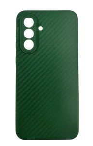 Накладка силикон под карбон для Samsung Galaxy A26 Зеленый